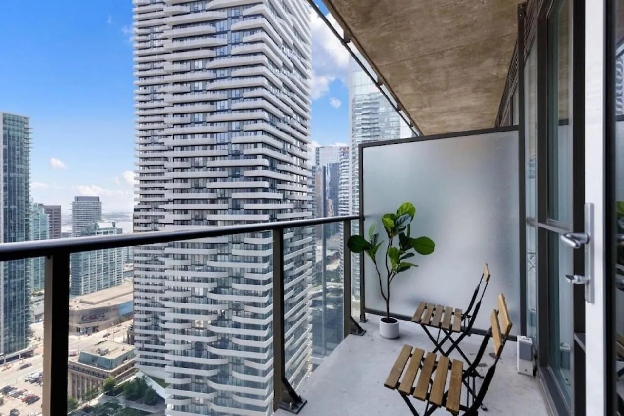 펜션 Lux 1 Br-Den Dwtn Condo Near Cn Tower With Parking 토론토 캐나다